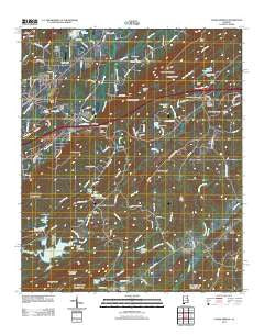 Cooks Springs Alabama Historical topographic map, 1:24000 scale, 7.5 X 7.5 Minute, Year 2011