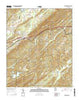 Cooks Springs Alabama Current topographic map, 1:24000 scale, 7.5 X 7.5 Minute, Year 2014