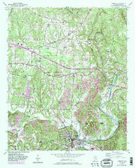 Cordova Alabama Historical topographic map, 1:24000 scale, 7.5 X 7.5 Minute, Year 1949