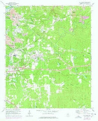 Cottondale Alabama Historical topographic map, 1:24000 scale, 7.5 X 7.5 Minute, Year 1969