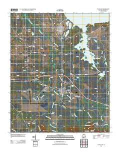 Courtland Alabama Historical topographic map, 1:24000 scale, 7.5 X 7.5 Minute, Year 2011