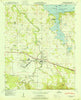 Courtland Alabama Historical topographic map, 1:24000 scale, 7.5 X 7.5 Minute, Year 1951