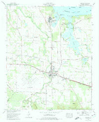 Courtland Alabama Historical topographic map, 1:24000 scale, 7.5 X 7.5 Minute, Year 1974