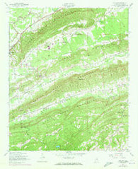 Cox Gap Alabama Historical topographic map, 1:24000 scale, 7.5 X 7.5 Minute, Year 1947