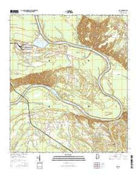 Coy Alabama Current topographic map, 1:24000 scale, 7.5 X 7.5 Minute, Year 2014