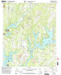 Crane Hill Alabama Historical topographic map, 1:24000 scale, 7.5 X 7.5 Minute, Year 2000