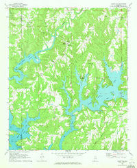 Crane Hill Alabama Historical topographic map, 1:24000 scale, 7.5 X 7.5 Minute, Year 1969