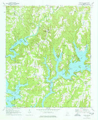 Crane Hill Alabama Historical topographic map, 1:24000 scale, 7.5 X 7.5 Minute, Year 1969