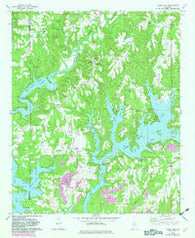 Crane Hill Alabama Historical topographic map, 1:24000 scale, 7.5 X 7.5 Minute, Year 1969