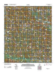 Crawford Alabama Historical topographic map, 1:24000 scale, 7.5 X 7.5 Minute, Year 2011