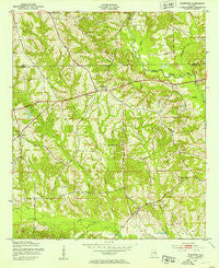 Crawford Alabama Historical topographic map, 1:24000 scale, 7.5 X 7.5 Minute, Year 1950