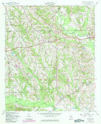 Crawford Alabama Historical topographic map, 1:24000 scale, 7.5 X 7.5 Minute, Year 1955