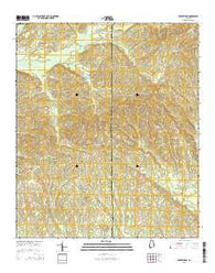 Creek Stand Alabama Current topographic map, 1:24000 scale, 7.5 X 7.5 Minute, Year 2014