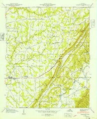 Crossville Alabama Historical topographic map, 1:24000 scale, 7.5 X 7.5 Minute, Year 1949