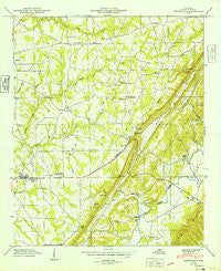 Crossville Alabama Historical topographic map, 1:24000 scale, 7.5 X 7.5 Minute, Year 1949