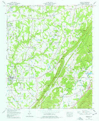 Crossville Alabama Historical topographic map, 1:24000 scale, 7.5 X 7.5 Minute, Year 1975
