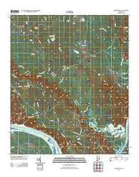 Crumptonia Alabama Historical topographic map, 1:24000 scale, 7.5 X 7.5 Minute, Year 2011