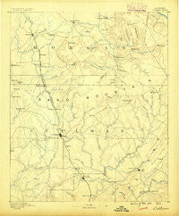 Cullman Alabama Historical topographic map, 1:125000 scale, 30 X 30 Minute, Year 1888