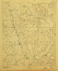 Cullman Alabama Historical topographic map, 1:125000 scale, 30 X 30 Minute, Year 1892