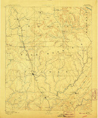 Cullman Alabama Historical topographic map, 1:125000 scale, 30 X 30 Minute, Year 1892
