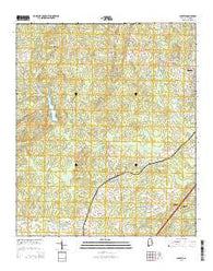 Cusseta Alabama Current topographic map, 1:24000 scale, 7.5 X 7.5 Minute, Year 2014