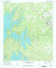 Dadeville Alabama Historical topographic map, 1:24000 scale, 7.5 X 7.5 Minute, Year 1971