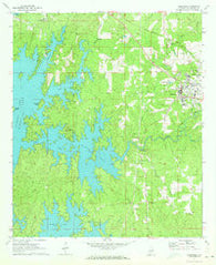 Dadeville Alabama Historical topographic map, 1:24000 scale, 7.5 X 7.5 Minute, Year 1971