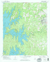 Dadeville Alabama Historical topographic map, 1:24000 scale, 7.5 X 7.5 Minute, Year 1971