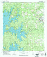 Dadeville Alabama Historical topographic map, 1:24000 scale, 7.5 X 7.5 Minute, Year 1971