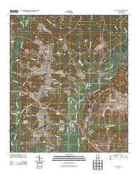 Daleville Alabama Historical topographic map, 1:24000 scale, 7.5 X 7.5 Minute, Year 2011