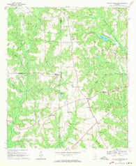 Danleys Crossroads Alabama Historical topographic map, 1:24000 scale, 7.5 X 7.5 Minute, Year 1968