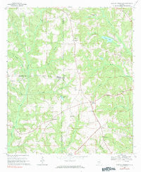 Danleys Crossroads Alabama Historical topographic map, 1:24000 scale, 7.5 X 7.5 Minute, Year 1968