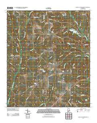 Danleys Crossroads Alabama Historical topographic map, 1:24000 scale, 7.5 X 7.5 Minute, Year 2011