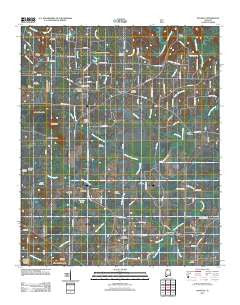Danville Alabama Historical topographic map, 1:24000 scale, 7.5 X 7.5 Minute, Year 2011