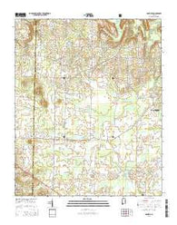 Danville Alabama Current topographic map, 1:24000 scale, 7.5 X 7.5 Minute, Year 2014