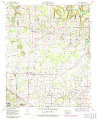 Danville Alabama Historical topographic map, 1:24000 scale, 7.5 X 7.5 Minute, Year 1960
