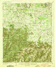 Danville Alabama Historical topographic map, 1:62500 scale, 15 X 15 Minute, Year 1938