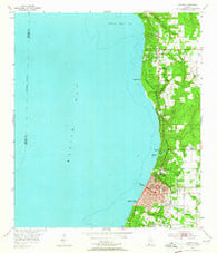 Daphne Alabama Historical topographic map, 1:24000 scale, 7.5 X 7.5 Minute, Year 1953