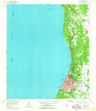 Daphne Alabama Historical topographic map, 1:24000 scale, 7.5 X 7.5 Minute, Year 1953