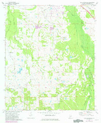 Davis Crossroads Alabama Historical topographic map, 1:24000 scale, 7.5 X 7.5 Minute, Year 1971