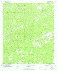 Daviston Alabama Historical topographic map, 1:24000 scale, 7.5 X 7.5 Minute, Year 1969