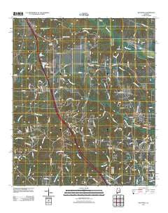 Deatsville Alabama Historical topographic map, 1:24000 scale, 7.5 X 7.5 Minute, Year 2011