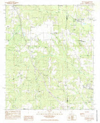 Deatsville Alabama Historical topographic map, 1:24000 scale, 7.5 X 7.5 Minute, Year 1984