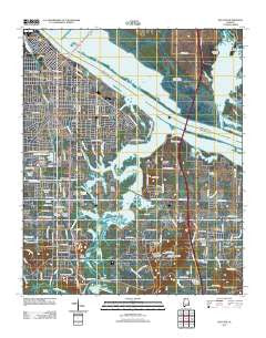 Decatur Alabama Historical topographic map, 1:24000 scale, 7.5 X 7.5 Minute, Year 2011