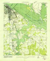 Decatur Alabama Historical topographic map, 1:24000 scale, 7.5 X 7.5 Minute, Year 1936