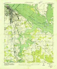 Decatur Alabama Historical topographic map, 1:24000 scale, 7.5 X 7.5 Minute, Year 1936