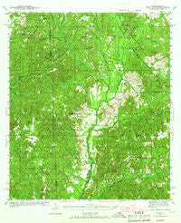 Deer Park Alabama Historical topographic map, 1:62500 scale, 15 X 15 Minute, Year 1942