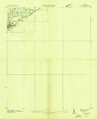 Delmar Alabama Historical topographic map, 1:24000 scale, 7.5 X 7.5 Minute, Year 1936