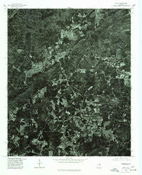 Delta Alabama Historical topographic map, 1:24000 scale, 7.5 X 7.5 Minute, Year 1975