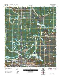 Demopolis Alabama Historical topographic map, 1:24000 scale, 7.5 X 7.5 Minute, Year 2011